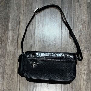 Brighton Elegant Black Shoulder Bag